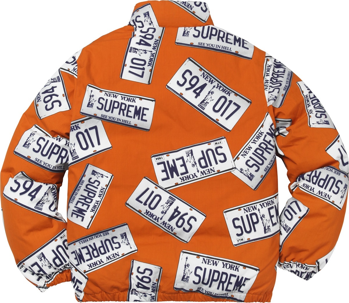 License Plate Puffy Jacket view 27